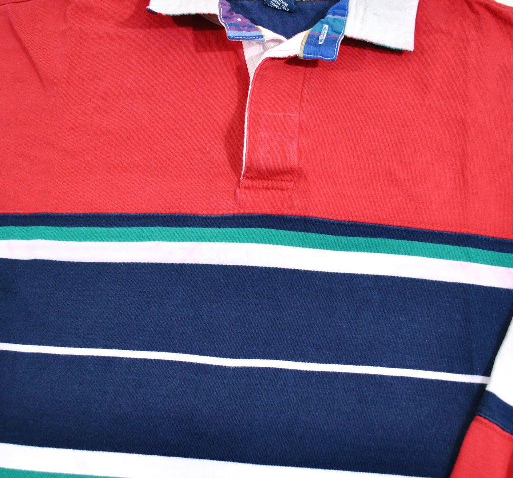 Vintage GANT USA Sailling Rugger Polos Rugby Shirt Multicolour