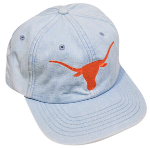 Vintage Texas Longhorns Denim Strap Hat