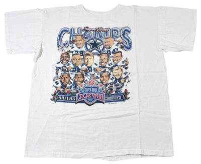 Vintage Dallas Cowboys 1993 Super Bowl Salem Sportswear Shirt Size X-Large