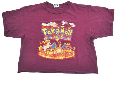 Vintage Pokemon Crop Shirt Size Small