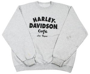Vintage Harley Davidson Cafe Las Vegas Sweatshirt Size Large