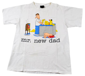 Vintage Mr. New Dad 1992 Shirt Size Large