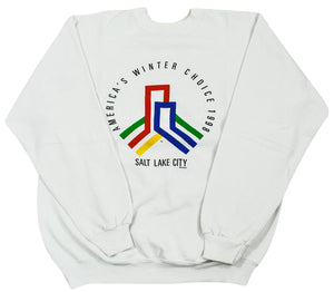 Vintage Salt Lake City 1998 Winter Olympic Bid Sweatshirt Size Medium