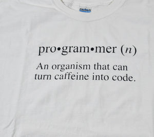 Vintage Programmer Shirt Size X-Large