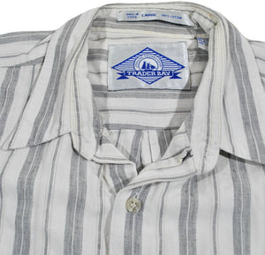 Vintage Trader Bay Button Shirt Size Large