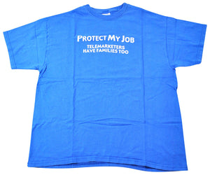 Vintage Protect My Job Telemarketers Shirt Size X-Large