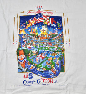Vintage 1996 Atlanta Olympics Looney Tunes Shirt Size Large