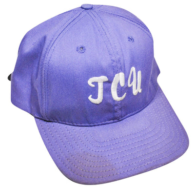 Vintage TCU Horn Frogs Leather Strap Hat
