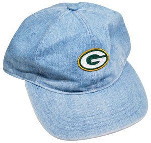 Vintage Green Bay Packers Denim Strap Hat