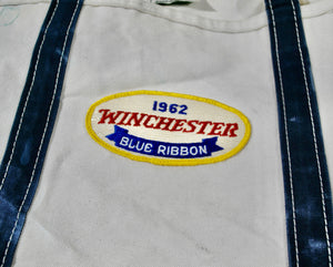 Vintage L.L. Bean Winchester 1962 Blue Ribbon Tote Bag