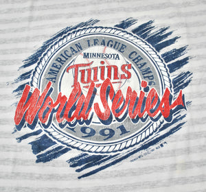 Vintage Minnesota Twins 1991 World Series Shirt Size Medium
