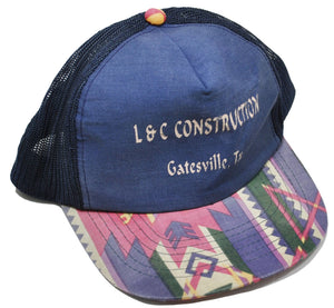 Vintage L&C Construction Gatesville Texas Snapback