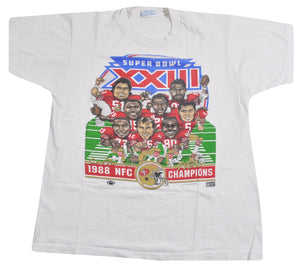 Vintage San Francisco 49ers 1988 NFC Champions Shirt Size Medium