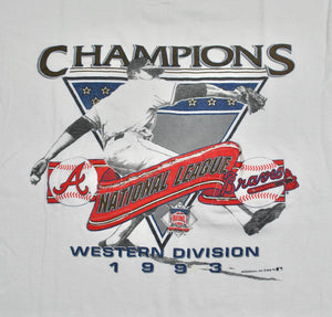 Vintage Atlanta Braves 1993 Shirt Size X-Large