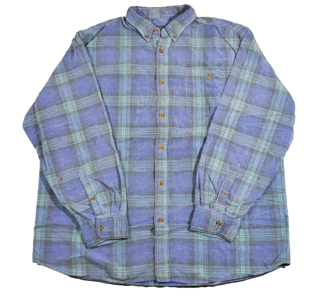 Vintage Travel Smith Button Shirt Size 2X-Large