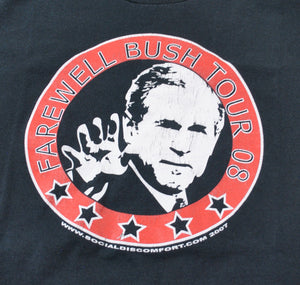 Vintage George Bush 2008 Farewell Tour Shirt Size Small