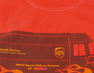 Vintage UPS Nascar Shirt Size Large