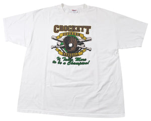 Vintage Crockett Cougars High School Austin Texas Shirt Size X-Large