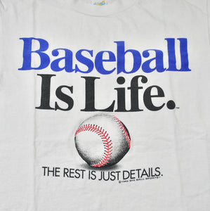 Vintage Baseball is Life 1992 Shirt Size Large