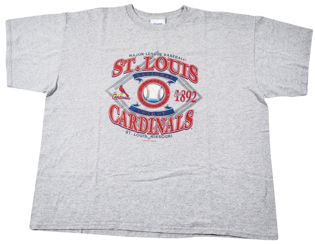 St. Louis Cardinals, Shirts, Vintage Stlouis Cardinals 982 World Series  Champs Mens 34 Sleeve Tee Sz Xl
