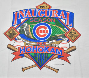 Vintage Chicago Cubs 1997 Inaugural Season Spring Training Shirt Size Medium