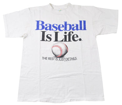 Vintage Baseball is Life 1992 Shirt Size Large