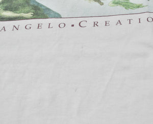 Vintage Michelangelo Creation 1993 Art Shirt Size Medium