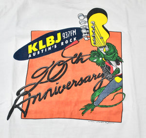 Vintage 20th Anniversary Austin Texas Radio Shirt Size Large