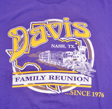 Vintage Davis Family Reunion Nash Texas Shirt Size X-Large