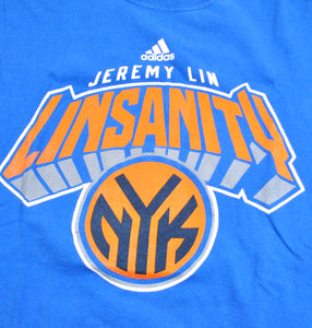 Vintage New York Knicks Linsanity Jeremy Lin Shirt Size Small
