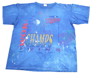 Vintage Minnesota Twins 1991 World Series Shirt Size X-Large