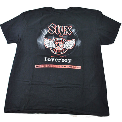 Styx REO Speed Wagon Tour Shirt Size 2X-Large