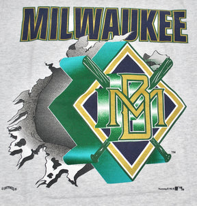 Vintage Milwaukee Brewers Shirt Size Large