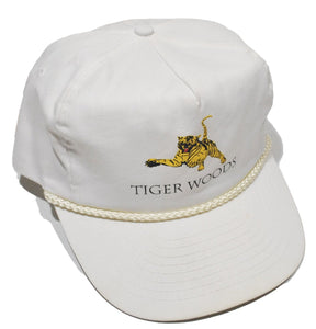 Vintage Tiger Woods Leather Strap Hat