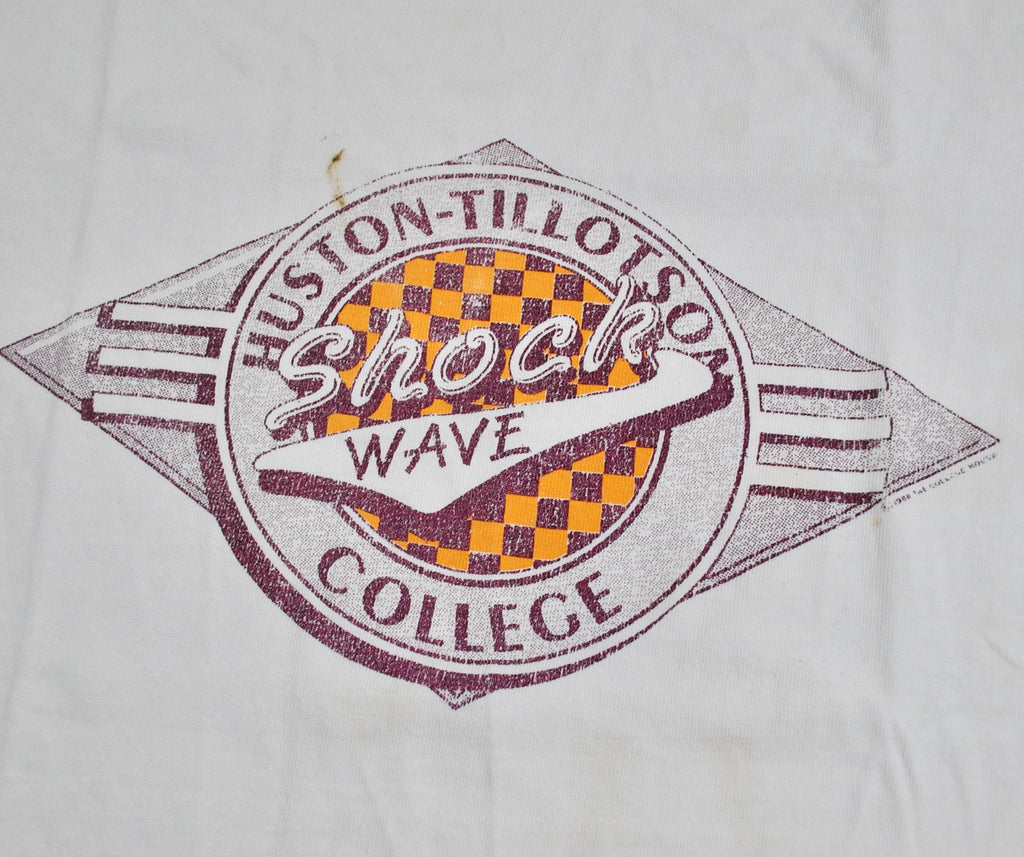 Vintage Huston Tillotson Shock Wave 1988 Shirt Size Large