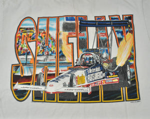 Vintage Shelly Anderson Top Fuel Shirt Size Large