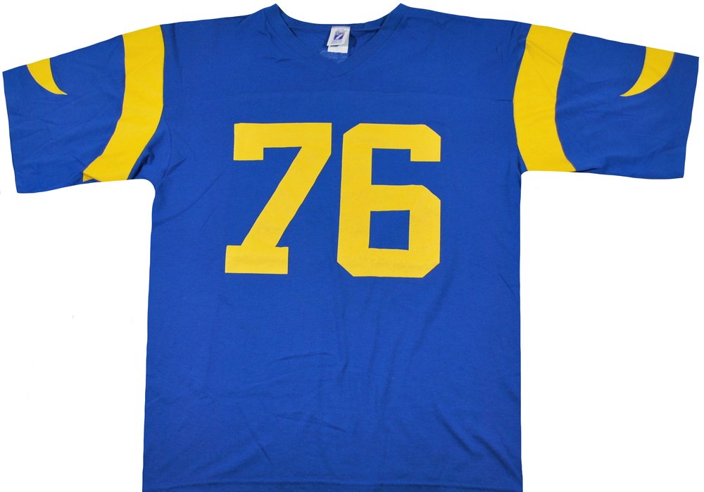 Vintage St. Louis Rams Orlando Pace Logo 7 Jersey Shirt Size Large