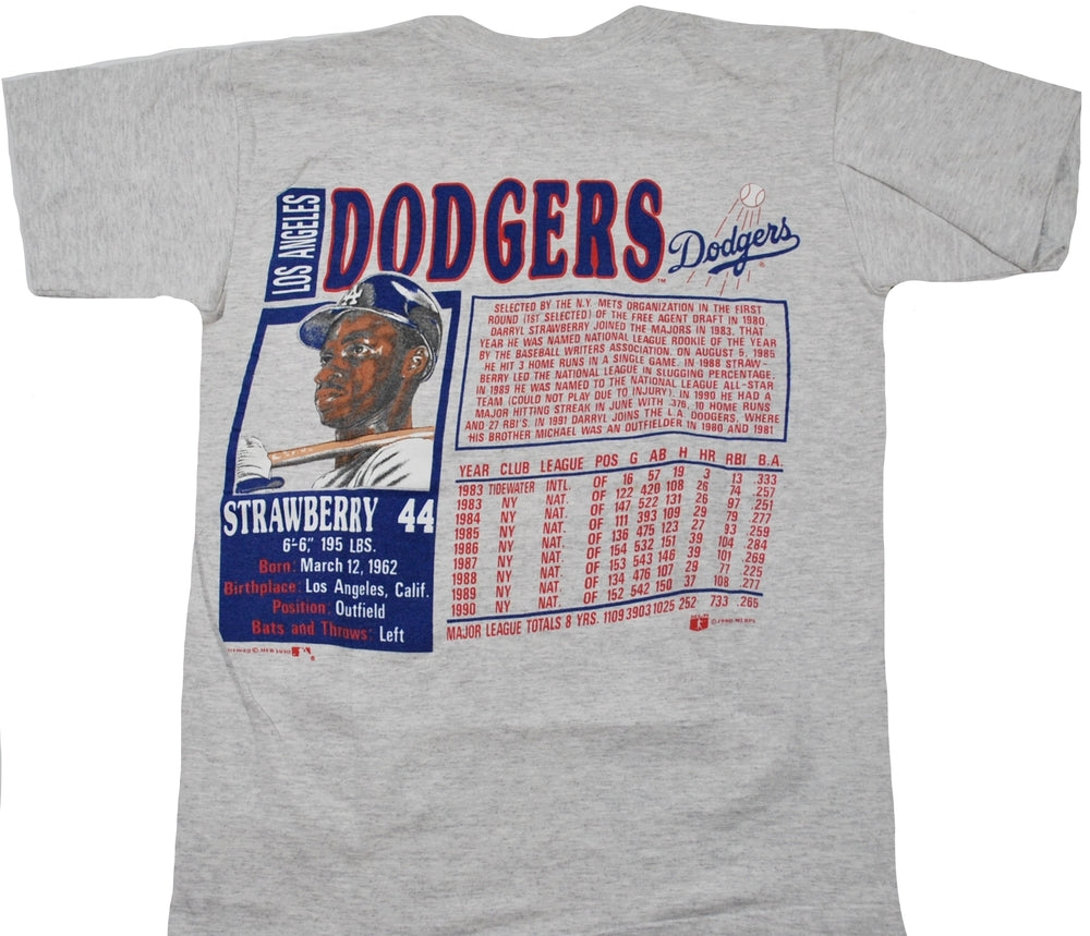 Vintage Los Angeles Dodgers Darryl Strawberry Shirt Size Small –  Yesterday's Attic