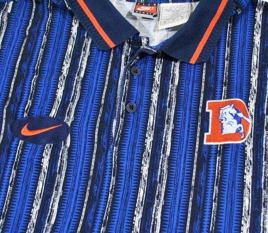 Denver Broncos Men's NFL Conference Polo Shirt Size 4XL