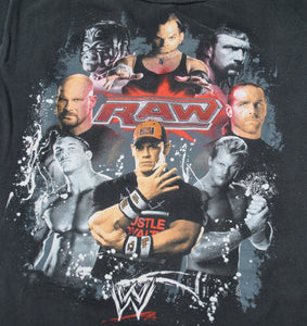 Vintage Raw Wrestling Shirt Size Small