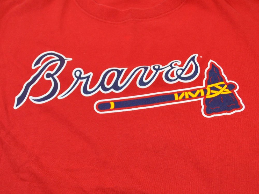 Vintage Atlanta Braves Chipper Jones Shirt Size Medium