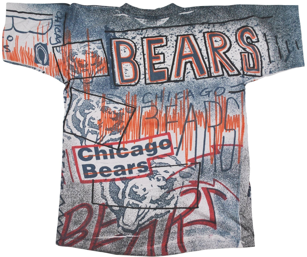 Vintage Magic Johnson Tees Chicago Bears Graphic T Shirt (Size L