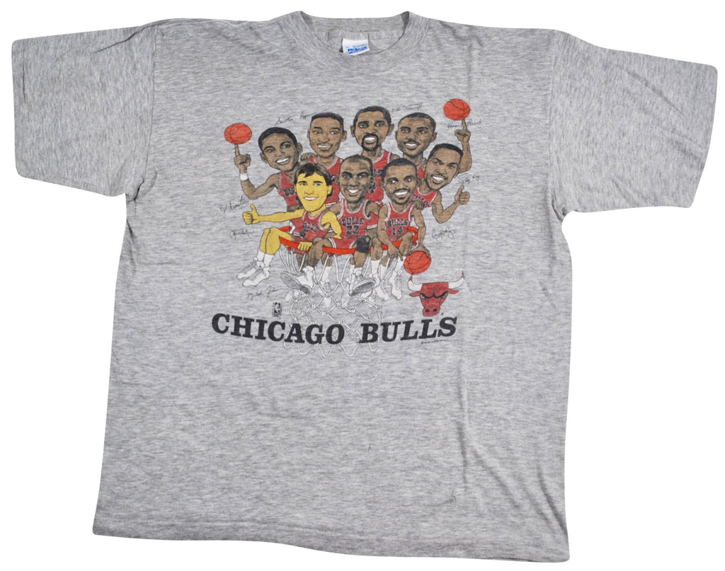 Vintage Chicago Bulls 90s Salem Sportswear Shirt Size Large – Yesterday's  Attic