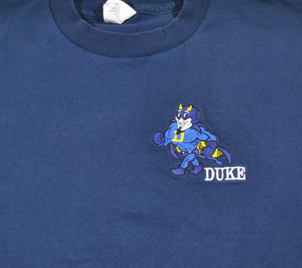 90s duke footballshirt XL 貴重 鬼レア Vintage Duke Blue Devils Shirt Size Youth X-Large