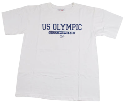 Vintage US Olympics Swimming Shirt Size Medium