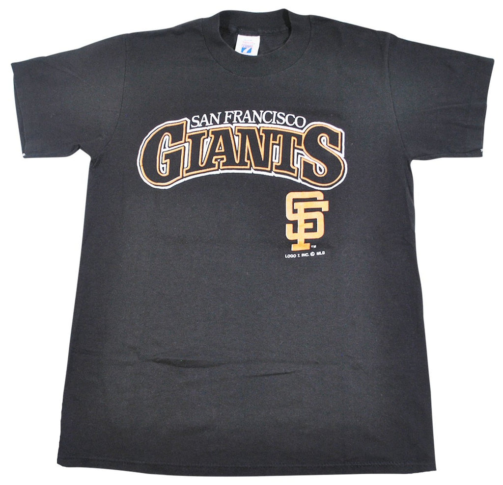 Vintage San Francisco Giants Youth T-Shirt S 6 8 Black outlet Short Sleeve 1988 USA