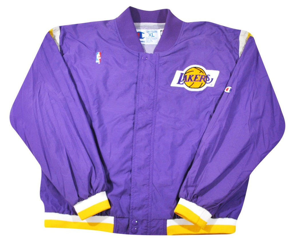 Vintage 90's Champion Los Angeles Lakers Warm Up Jacket Size XL – Dead  Thrifters Society