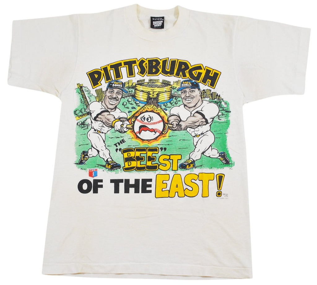 90s Pittsburgh Pirates Bobby Bonilla Barry Bonds T-Shirt - 5 Star