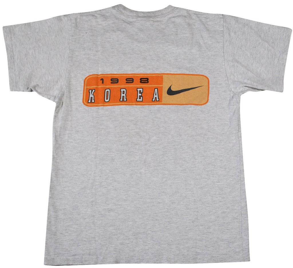 ナイキ 韓国代表 ユニフォーム 1998 W杯 L 半袖 刺繍ロゴ 90s ナイキ 韓国代表 ユニフォーム 1998 W杯 L 半袖 90s 刺繍ロゴ