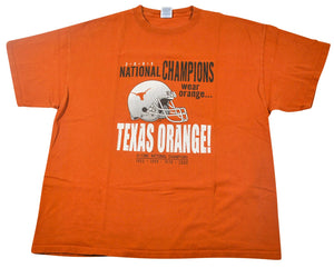 Vintage Texas Longhorns 2005 National Champions Shirt Size X-Large